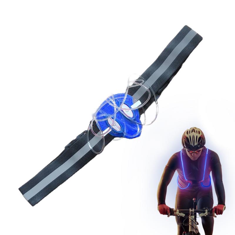Running Gear For Night - Leuchtende Laufweste, reflektierend, verstellbar, Sicherheitsausrüstung, Radfahren,
