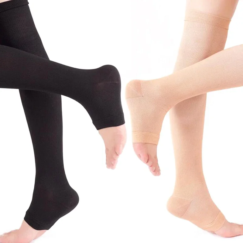 Compression Calf Sleeve - 1 Paar Kompressionsstrümpfe von Zehen bis