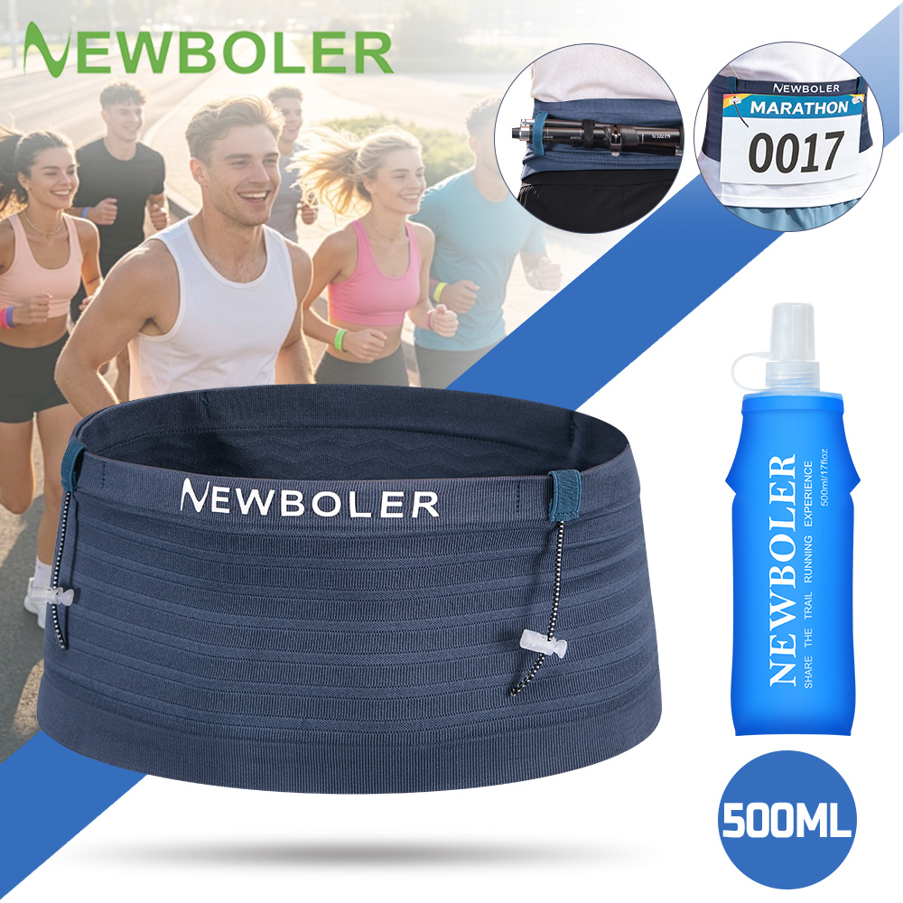 Running Gear Holder - NEWBOLER Elastische Sport-Hüfttasche, leichter Laufgürtel mit