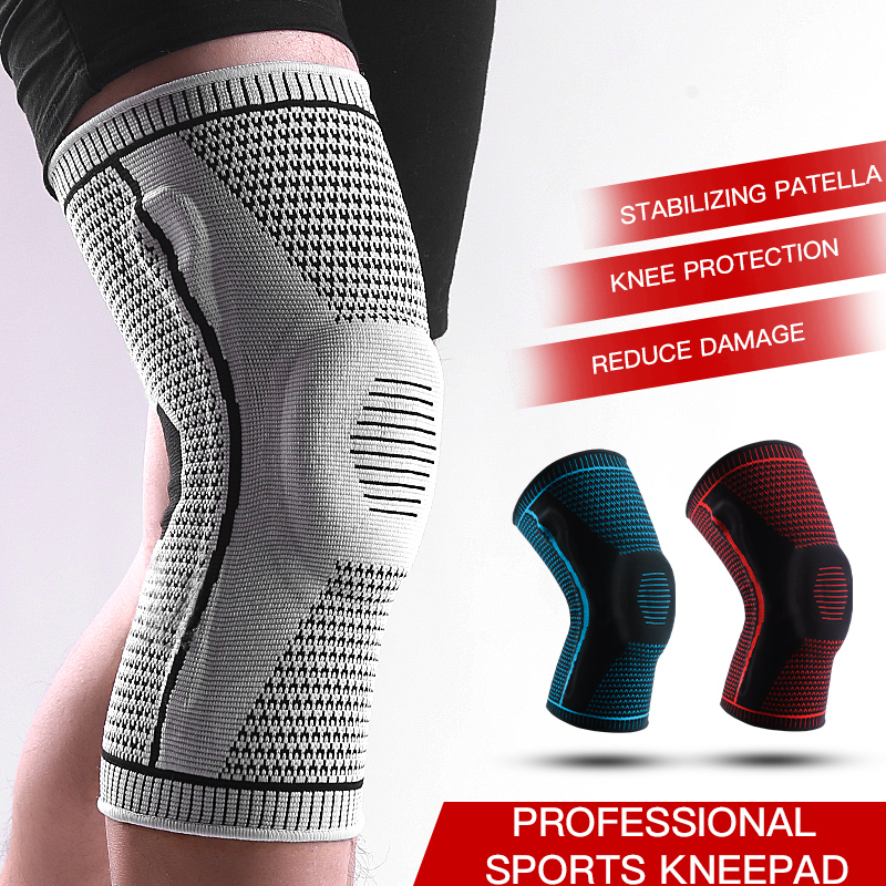 Compression Calf Sleeve - Rutschfeste Kniestütze mit Patella-Gel-Pad-Stabilisatoren, bequeme Kompressionsmanschette