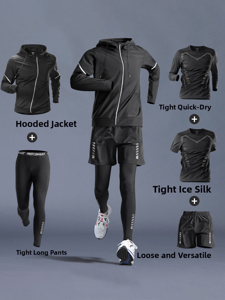 Running Gear Equipment - Qui Dry Sportanzug für Herren Lauf-