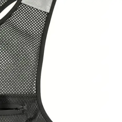 Running Gear Equipment - Nachtleuchtende Laufweste mit Tasche, atmungsaktiver Mesh-Sportrucksack