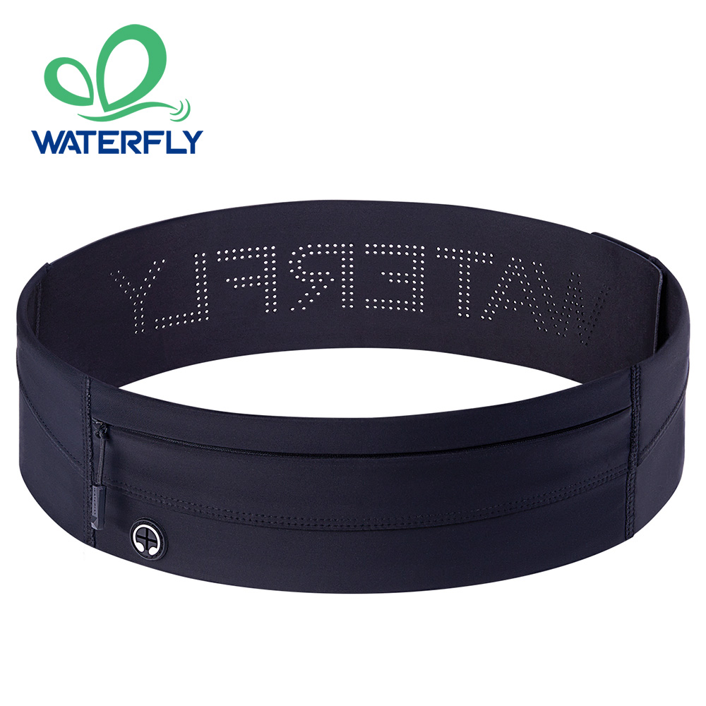 Running Gear Holder - WATERFLY Laufgürtel Fanny Pack Schlanker, elastischer