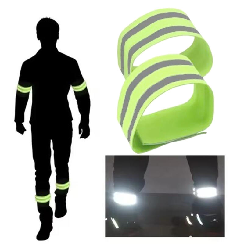 Running Gear For Night - Hochsichtbare Reflektierende Sicherheitsbänder Verstellbare Handgelenk-, Knöchel-