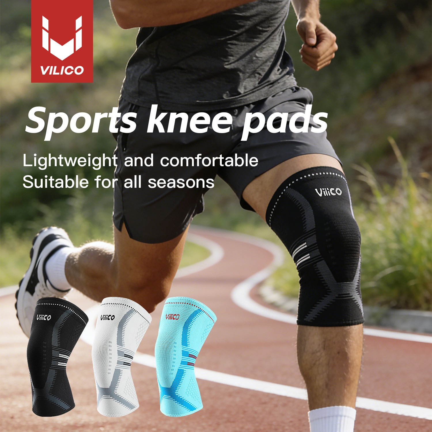 Compression Calf Sleeve - 1 Stück Kniebandage für Frauen &