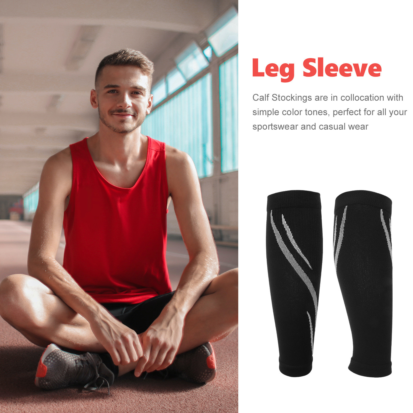 1 Paar Waden-Kompressionsmansc – Compression Calf Sleeve Bewertung und Preis