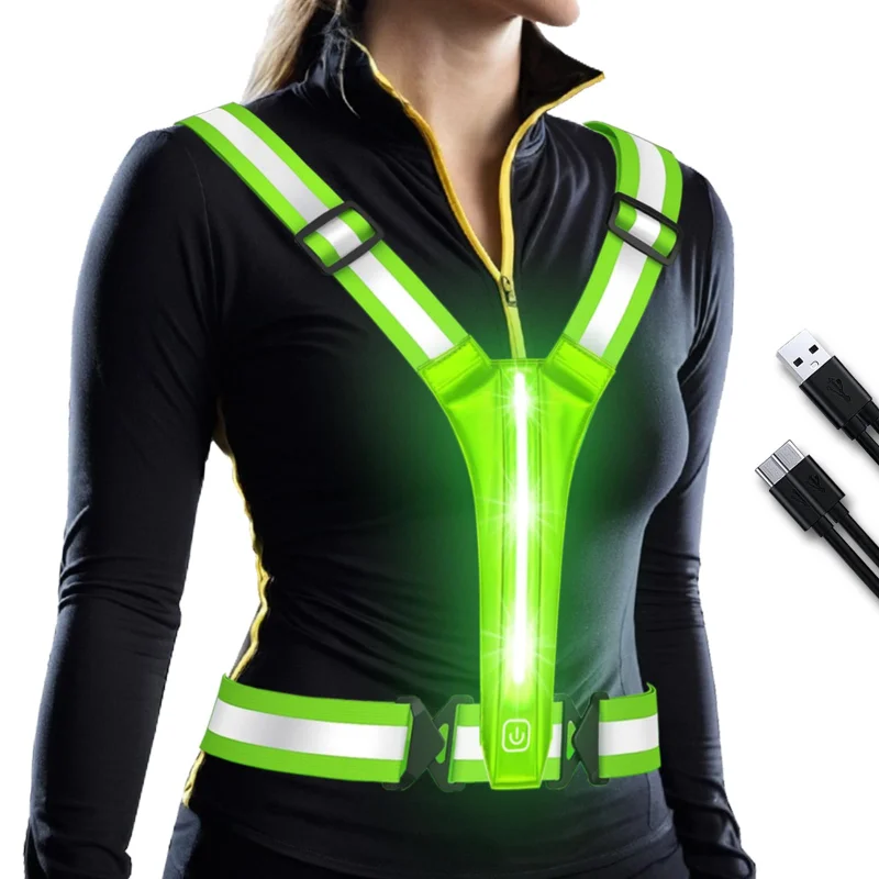 LED-Reflektorweste Laufausrüst – Running Gear For Night Bewertung und Preis
