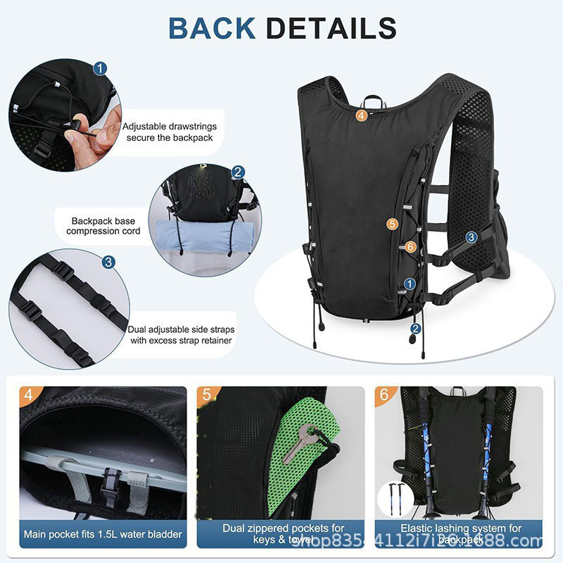 Hydrationsweste, Cross-Country – Running Gear Competition Bewertung und Preis