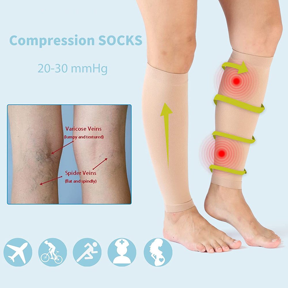 1 Paar Waden-Kompressionsmansc – Compression Calf Sleeve Bewertung und Preis