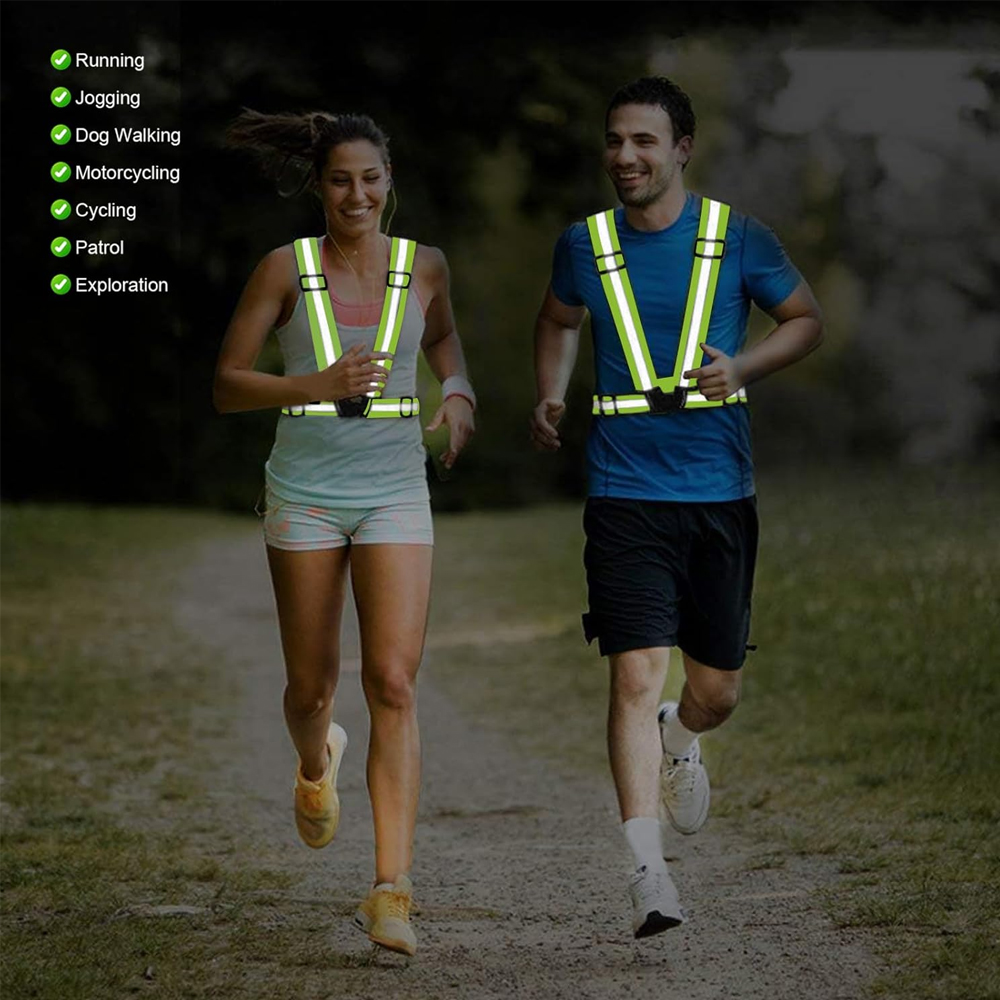 1 Stück Nachtlaufweste, hohe S – Reflective Running Jacket Bewertung und Preis